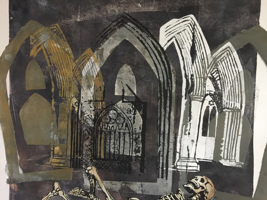 Corinne Keough reinterprets ‘Under Tintern Toes’ through mixed media painting