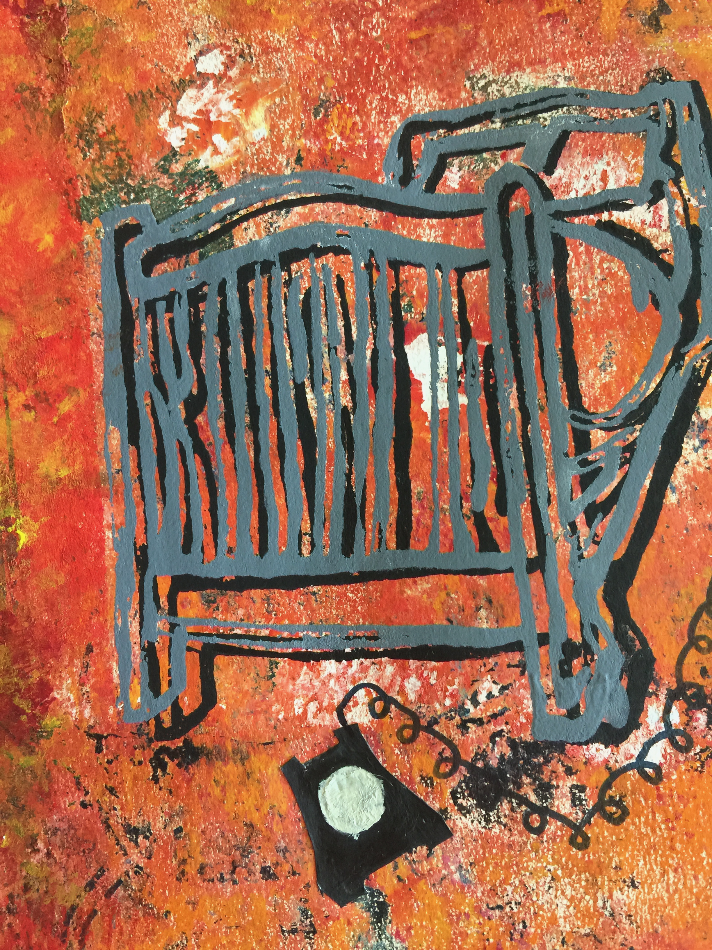 Corinne Keough reinterprets ‘Getting Up Today’ through mixed media painting