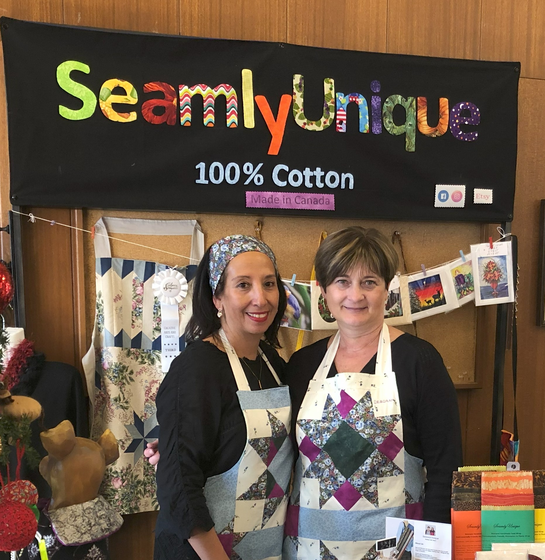 Marlene Watts and Deb Helman from Seamly Unique