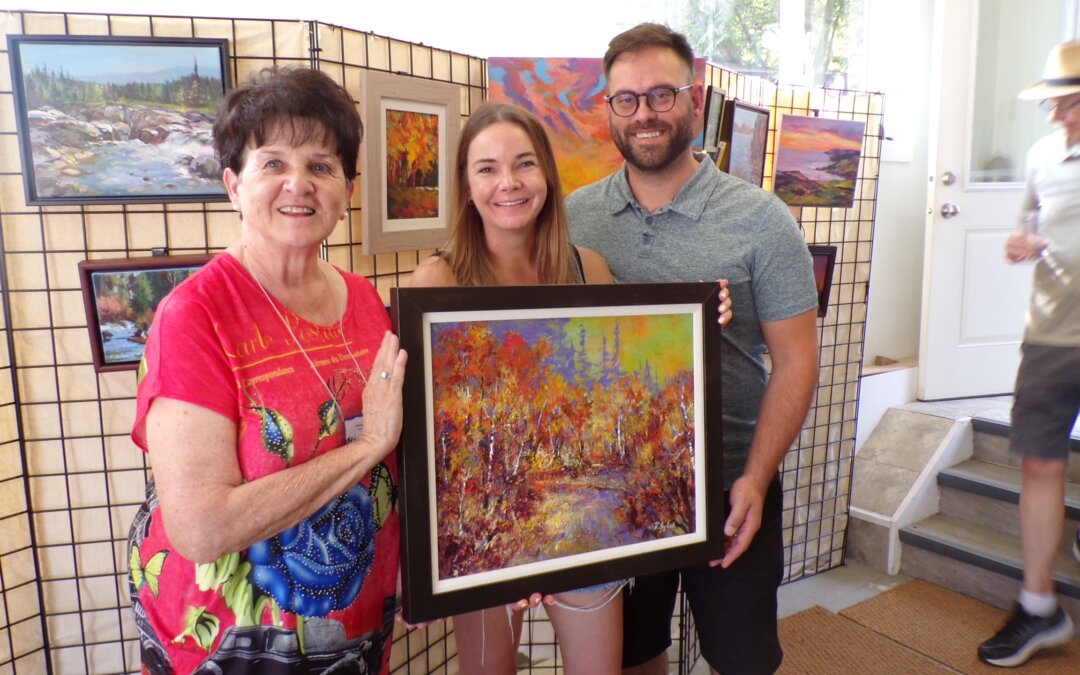 Passion for painting exhibited