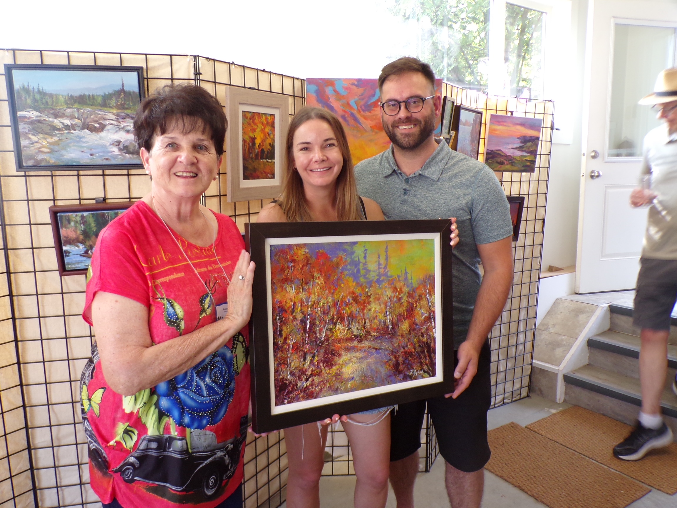 Passion for painting exhibited