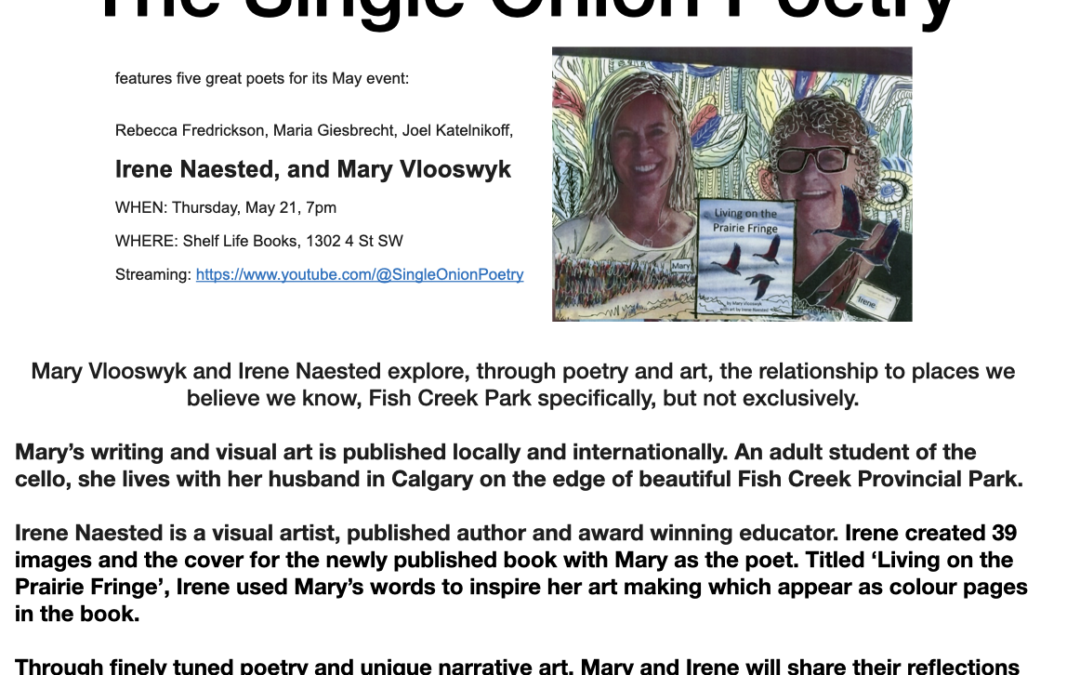 Single Onion Poetry Reading Event – May 21st