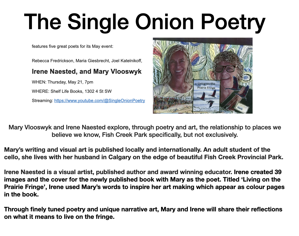 Single Onion Poetry Reading Event – May 21st